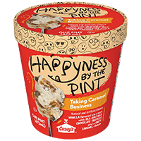 Happyness by the Pint Taking Caramel Business Ice Cream, 16oz