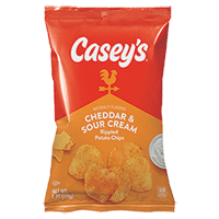 Casey's Cheddar & Sour Cream Chips 6oz