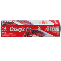 Casey's Reclosable Gallon Freezer Bags 14ct