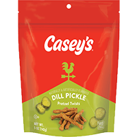 Casey's Dill Pickle Seasoned Pretzel Twists 5oz