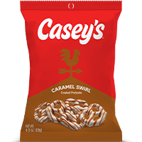 Casey's Caramel Swirl Pretzels 4.25oz