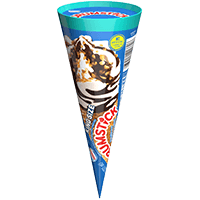 Nestle Vanilla & Chocolate Swirl Ice Cream Sundae Cone King Size 5oz