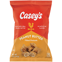 Casey's Peanut Butter Filled Pretzels 5oz