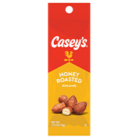 Casey's Honey Roasted Almonds Tube 2.75oz