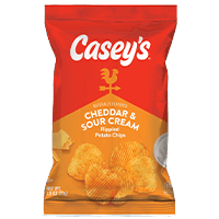 Casey's Cheddar & Sour Cream Chips 2.5oz