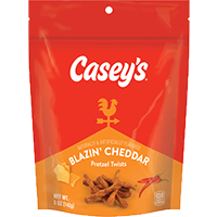 Casey's Blazin' Cheddar Pretzel Twists 5oz