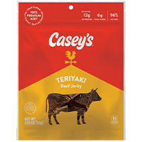 Casey's Teriyaki Beef Jerky 3.25oz