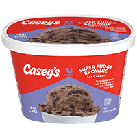 Casey's Super Fudge Brownie Ice Cream 1.5qt