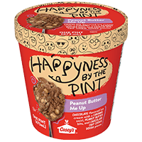 Happyness by the Pint Peanut Butter Me Up Ice Cream, 16oz