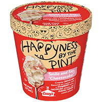 Happyness by the Pint Smile and Say Cheesecake! Ice Cream, 16oz