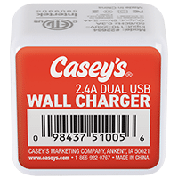 Casey's Dual Port Wall Charger