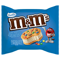 M&M's Vanilla Ice Cream Cookie Sandwich 4oz